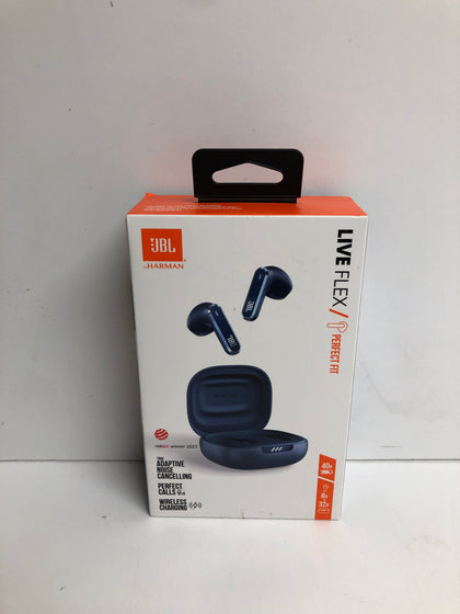 Jbl Live Flex Wireless Bluetooth Noise Cancelling Earbuds - Navy Blue