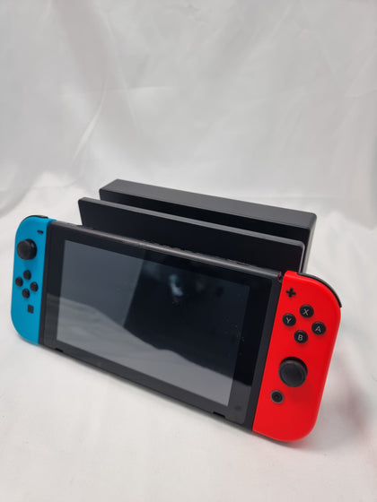 Nintendo Switch Console, 32GB red/blue joy con with cradle unboxed