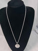925 Sterling Silver Twist Rope Chain With Big St.Christopher Pendant - 24.3 Grams - 24" Long *NEW*