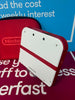 NINTENDO 2DS WHITE/RED COMES WITH PROTECTOR CASE UNBOXED