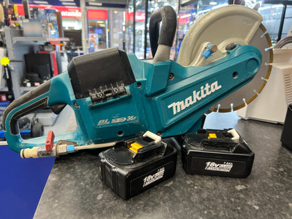 Makita DCE090PF1 Twin 18V Brushless Disc Cutter 1x3Ah