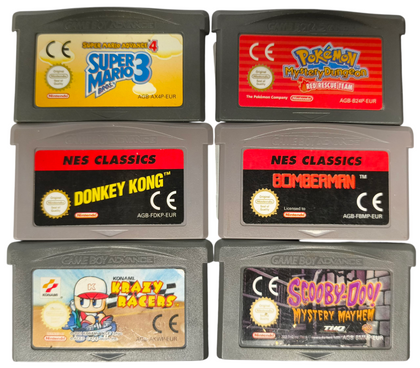Game Boy Advance 6 Game Bundle