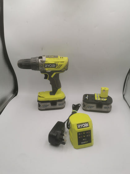 Ryobi R18PD3 Drill with 2 4.0Ah Batteries a charger and Carry Bag