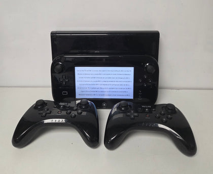Nintendo Wii U Console, 32GB with 2 Controllers & 4 Games