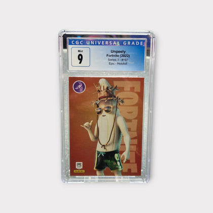 CGC GRADED 9 UNPEELY FORTNITE CARD EPIC - HOLOFOIL