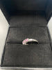 18kt Gold Ring With Pink Stones