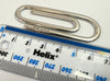 Prada sterling silver paperclip motif money clip