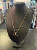 9CT Gold T-Bar & Figure of Eight Chain 18”
