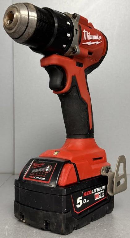 Milwaukee M18 BLPDRC 18V Brushless Combi Drill ( + 5.0ah Battery, No Charging Station )