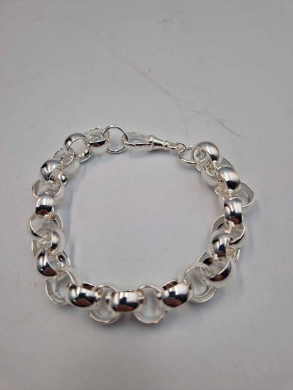 **BRAND NEW** 925 Sterling Silver Belcher Bracelet - 9