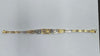 9.76g 14ct Two-tone Gold Greek Key Link Bracelet - Size: 7.5 Inches in Length, width 0.4mm-1cm - **Hallmarked**