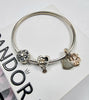 Pandora Moments Sparkling Bangle + Charms