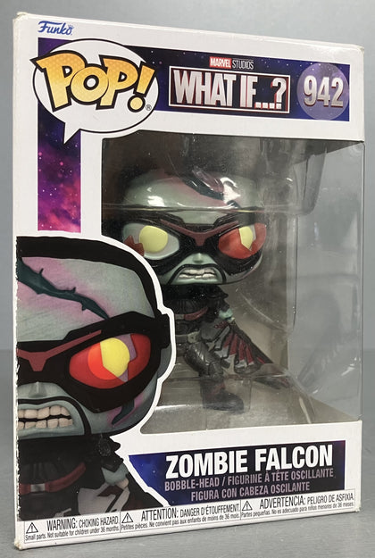 ** Collection Only ** Funko Pop! What if? Zombie Falcon #942 Bobble-Head