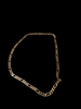 9ct Yellow Gold 3-in-1 Figaro Chain Necklace - 18" Long - 13.49 Grams