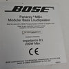 Bose Panaray MA12 + Bose MB4 Modular Bass .
