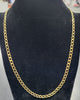 9CT - Yellow Gold curb Chain - 15.54g - 20" - Hallmarked