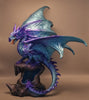 Blue Dragon stood on rock that lights up Boxed and Brand New stands 18'' High