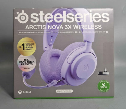 SteelSeries Arctis Nova 3X Wireless Over Ear Headset - Lavender, for Xbox