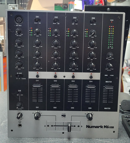 Numark M6 USB Mixer - Black/Sliver