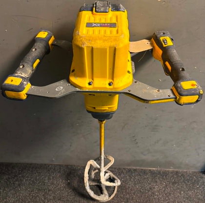 DEWALT DCD240X2 54V Flexvolt Brushless Paddle Mixer with 2 Batteries and Charger