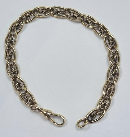 9ct Gold Bracelet 9 inches