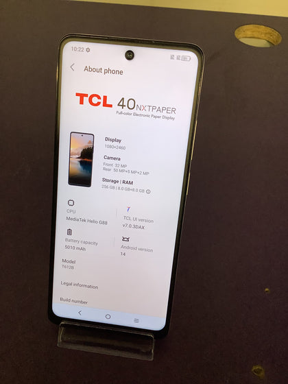 TCL 40 NXTPAPER 256GB