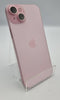 Apple iPhone 15 plus 128GB Pink smartphone unlocked unboxed 87% Batt health