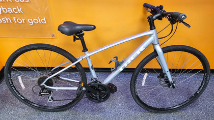 Trek FX 2 Disc Womens Hybrid Bike 2021 in Silver 15