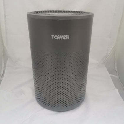 TOWER T673000 Desktop Air Purifier, Powerful HEPA 13 Filter with Multicolour Mood Lighting