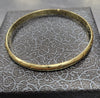 14ct Yellow Gold Bangle - 9.56G - 2.5" Diameter