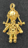 Gold pendent doll