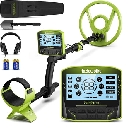 Hazlewolke Metal Detector For Adults, Higher Accuracy 10'' Waterproof