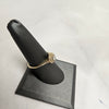9ct Yellow Gold Diamond Cluster Ring - Size S