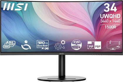 MSI Modern MD342CQP Series Black Monitor - Sealed