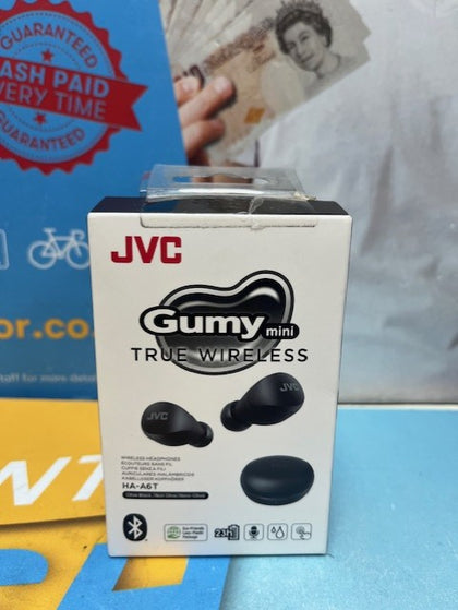 JVC Gumy Mini True Wireless Earbuds.