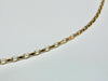 24" 9ct yellow gold belcher chain with pendant
