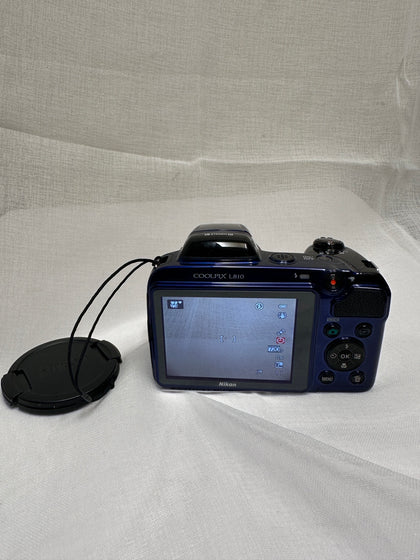 Nikon Coolpix L810 Digital Camera Blue