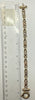 9CT GOLD YELLOW/ROSE/WHITE GOLD BRACELET 7.5"