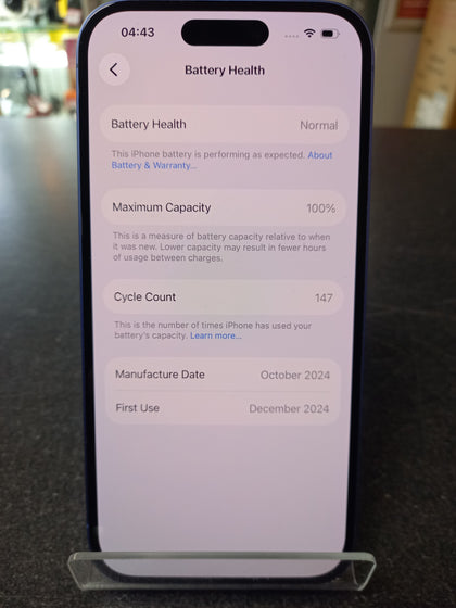 Apple iPhone 16 100%bh