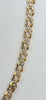 9ct Yellow/White Gold Chain 18"
