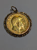 1908 HALF GOLD SOVEREIGN + 9ct Gold surround