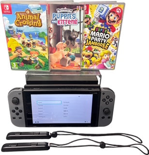 Nintendo Switch (Version 1) with 3 Game Bundle **Please Read Description**