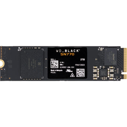 WD 2TB Black NVMe SSD SN770 M.2 4th Gen - Great Yarmouth