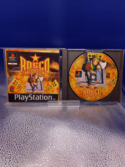 Rosco McQueen Playstation 1 Game With Manual