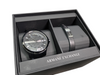 GENTS BLACK ARMARNI WATCH BOXED WITH BRACELET PRESTON STORE