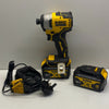 Dewalt DCF809 Brushless Impact Driver 18V with 2 Batteries in Hard Case