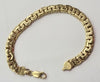18ct Byzantine Link Bracelet 13.3 Grams 7mm