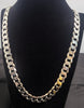 925 Silver Curb Link Chain - 28" Length - 107.29G - Brand New