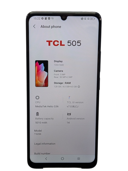 TCL SMART MOBILE PHONE BLUE T509K PRESTON STORE