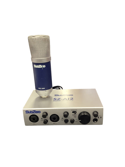 SubZero Audio Interface - SZ-A12 + SubZero Condenser Mic SZC-300